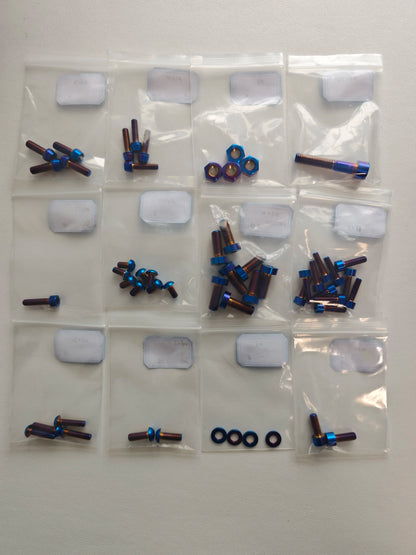(STANDARD 59 BOLT KIT) Titanium Bolt Kit for Sur-Ron Light Bee X / Segway X160 X260 / 79Bike Falcon