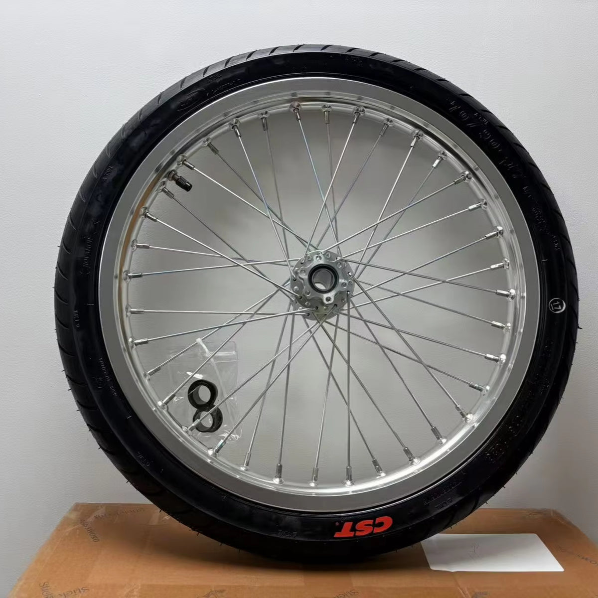 Surron LBX 17" In Chrome Super Moto Wheel Set