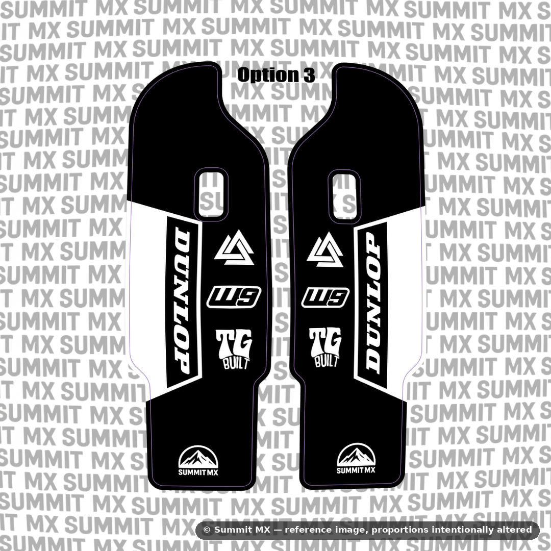 DNM Fork Guard Decal